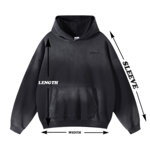 Hoodie Width Length Sleeve